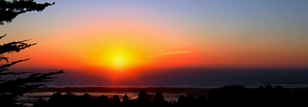 pinkish sunset
